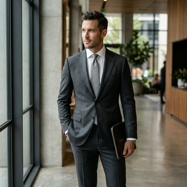 Charcoal Suit