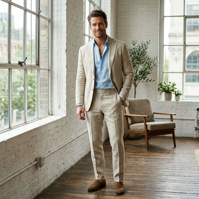 Linen Suit